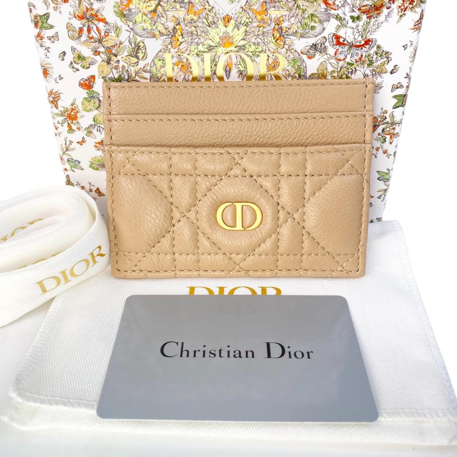 未使用 ディオール DIOR レディース カナージュ カロ カードホルダー 