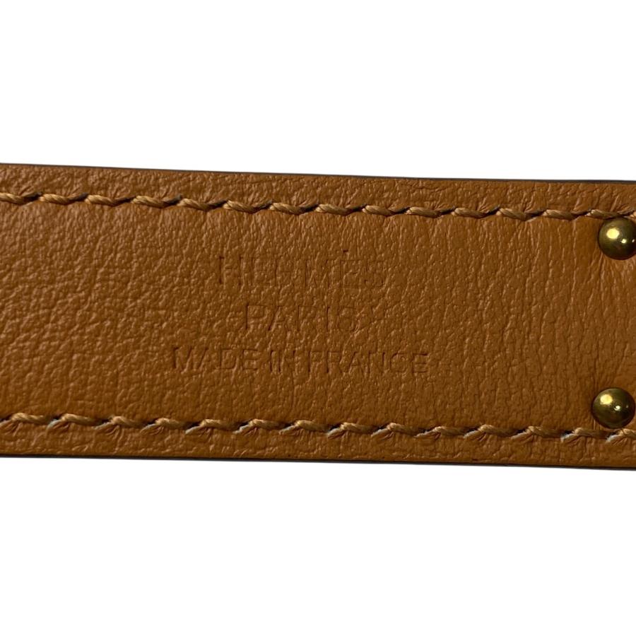 HERMES（エルメス） レディース ケリーベルト ホワイト GD金具 W刻印