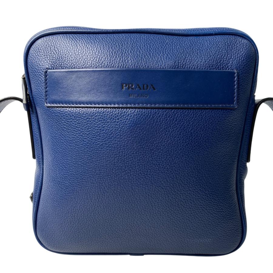 PRADA（プラダ） メンズ 三角ロゴプレート ショルダーバッグ 斜めがけ