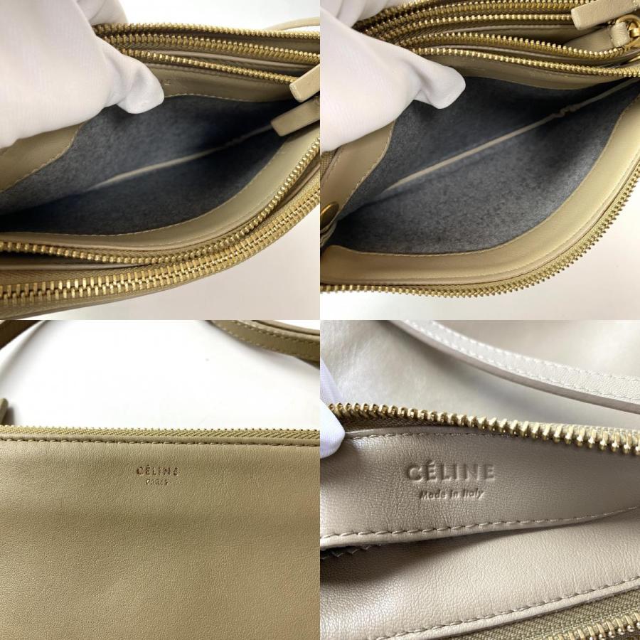 セリーヌ CELINE レディース トリオ ショルダーバッグ レザー 保存袋付き｜ethical45｜08