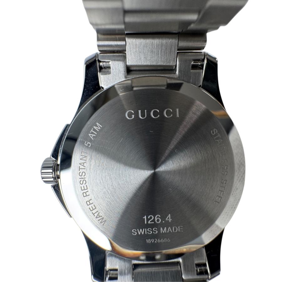 【グッチ】GUCCI 時計 Gタイムレス 126.4 シルバー メンズ☆極美品☆ GUCCI（グッチ） 美品 GUCCI Gタイムレス 126.4 腕時計 クォーツ