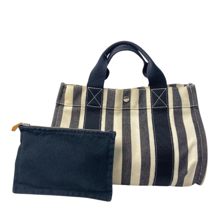 HERMES（エルメス） カンヌPM キャンバス トートバッグ ポーチ付