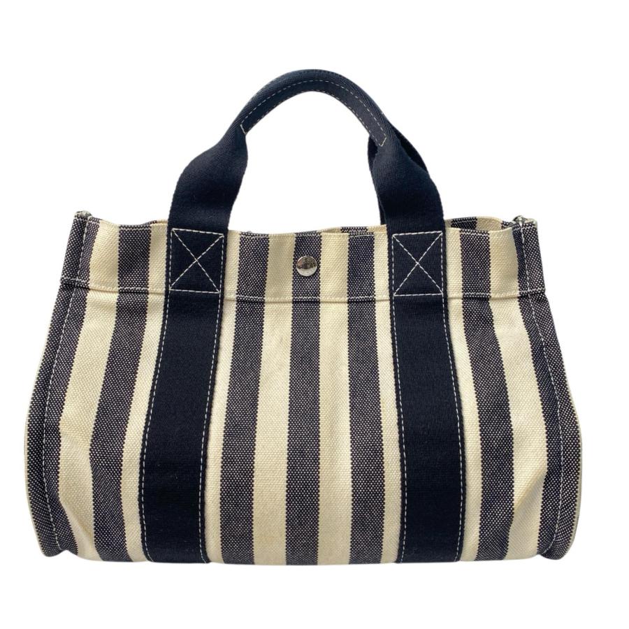 HERMES（エルメス） カンヌPM キャンバス トートバッグ ポーチ付