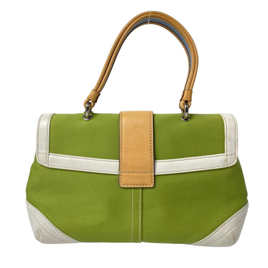 COACH（コーチ） ワンショルダーバッグ グリーン 花チャーム 4432 