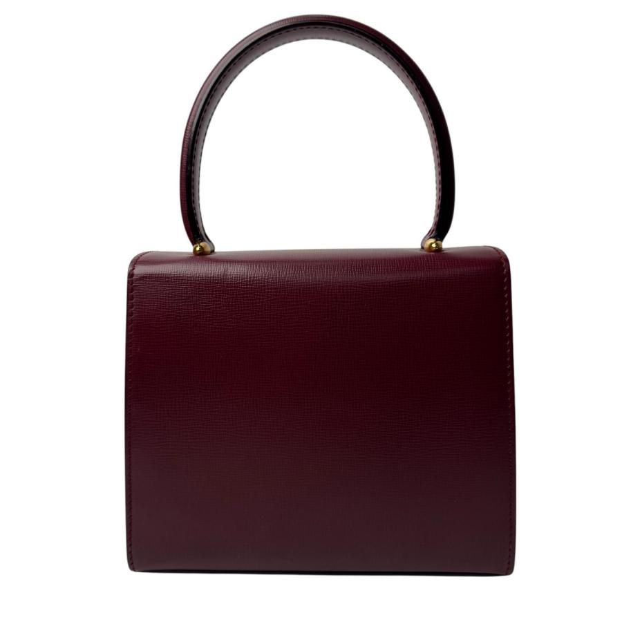 【美品】Cartier　ハンドバッグ　ターンロック　マストライン　ミニバッグ Cartier（カルティエ） マストライン ターンロック ミニハンドバッグ