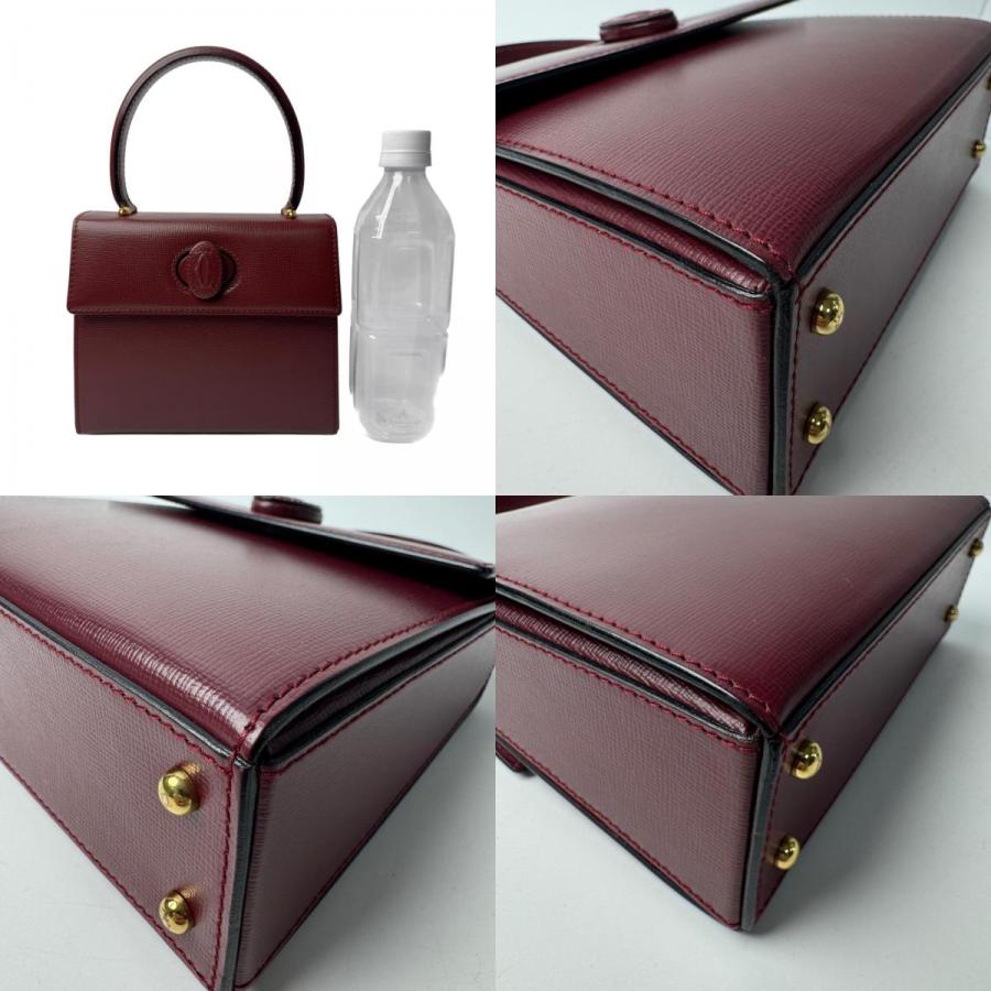 【美品】Cartier　ハンドバッグ　ターンロック　マストライン　ミニバッグ Cartier（カルティエ） マストライン ターンロック ミニハンドバッグ