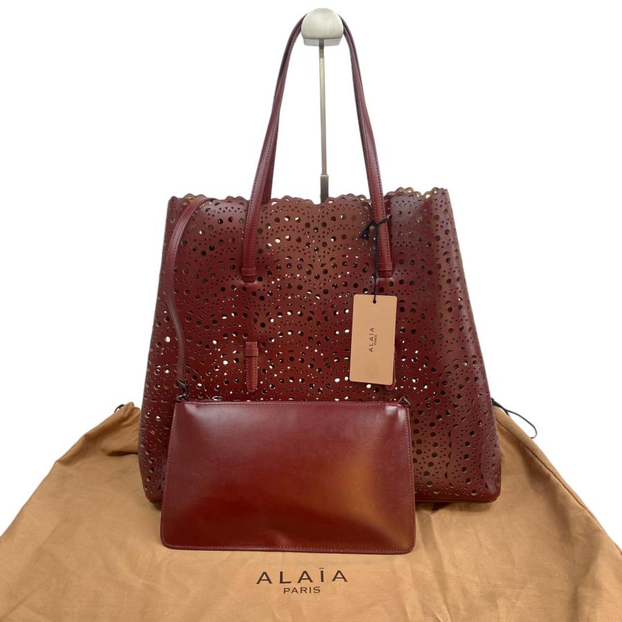 未使用 最高級 アライア ALAIA レディース トートバッグ ポーチ 肩掛け  