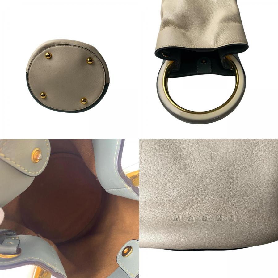 良品 MARNI マルニ バイカラー 2WAY ショルダーバック ウエストポーチ MARNI（マルニ） レディース パニエ バイカラー2way ショルダーバッグ