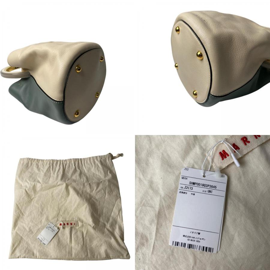 マルニ MARNI レディース パニエ バイカラー2way ショルダーバッグ ハンドバッグ 斜めがけ クロスボディ MARNI（マルニ） レディース パニエ バイカラー2way ショルダーバッグ