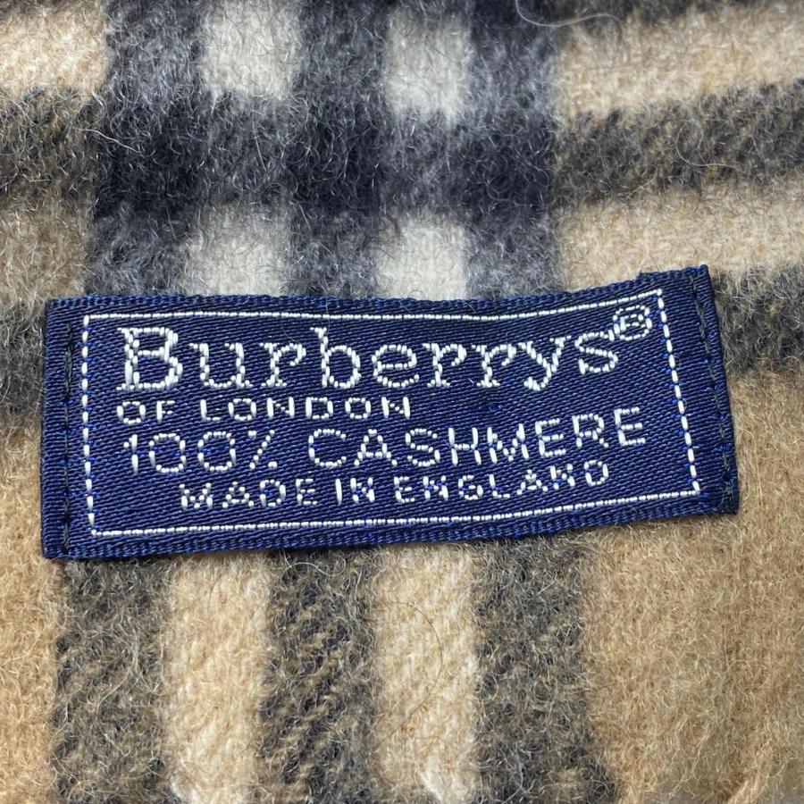バーバリー Burberry ノバチェック柄 マフラー カシミヤ レディース_4