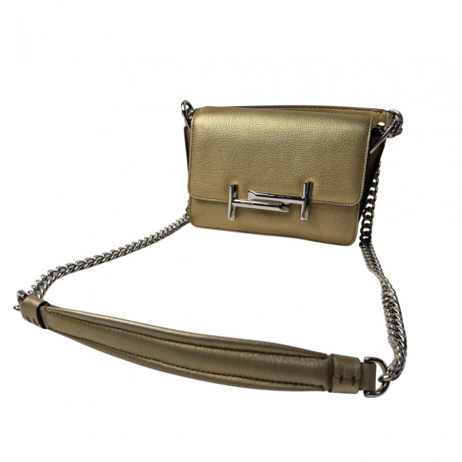 トッズ TOD's ダブルT チェーンショルダーバッグ レディース