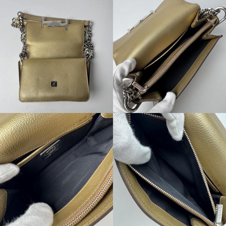トッズ TOD's ダブルT チェーンショルダーバッグ レディース