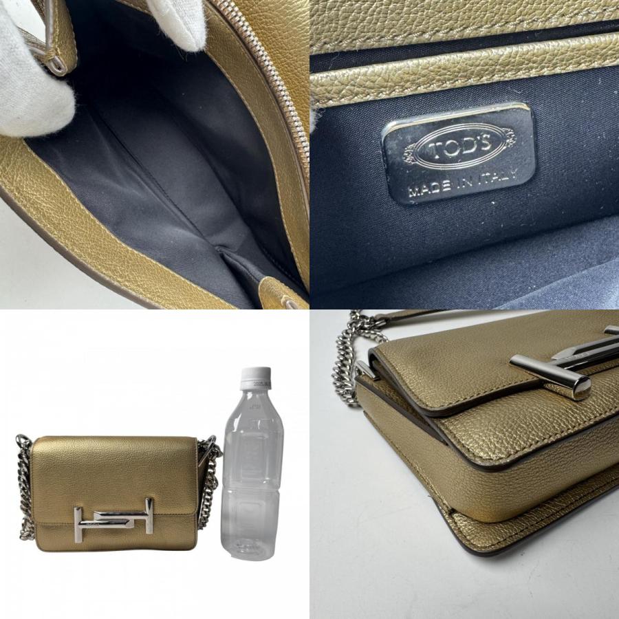 トッズ TOD's ダブルT チェーンショルダーバッグ レディース