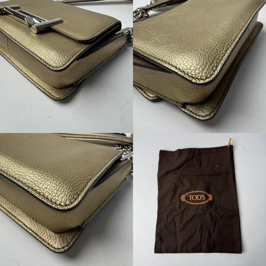 トッズ TOD's ダブルT チェーンショルダーバッグ レディース