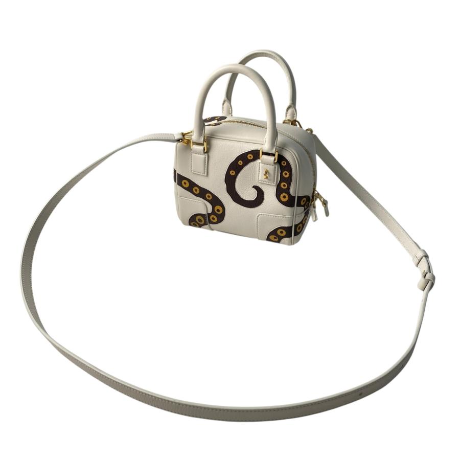 美品 ロエベ LOEWE レディース アマソナ16 オクトパス 蛸 タコ 2way ショルダーバッグ ハンドバッグ 斜めがけ クロスボディ A039N21X07の画像