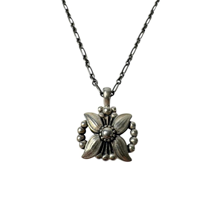 希少 ジョージジェンセン 1998 イヤーペンダント ネックレス シルバー925 ジョージジェンセン Georg Jensen 1998 イヤーペンダント ネックレス