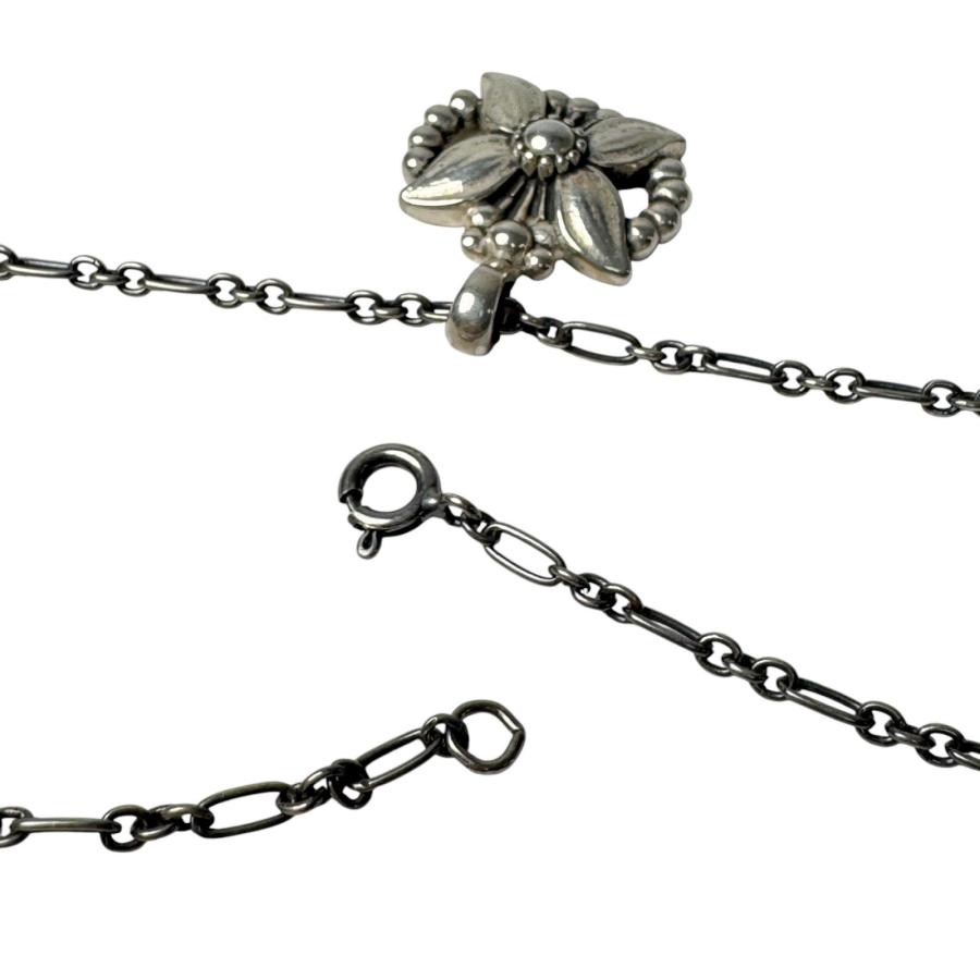 希少 ジョージジェンセン 1998 イヤーペンダント ネックレス シルバー925 ジョージジェンセン Georg Jensen 1998 イヤーペンダント ネックレス