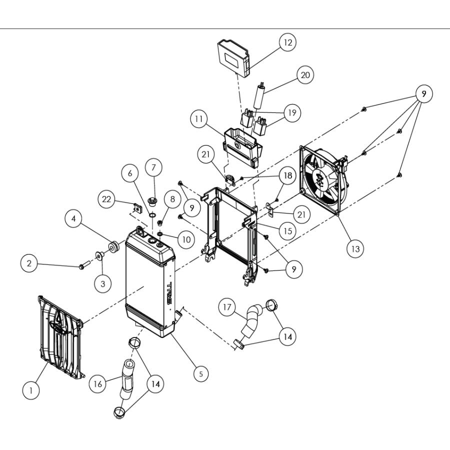 13016TR100 ラジエタープロテクターII TRRS : エトスデザイン - 通販