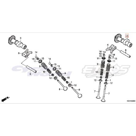MC41系　300cc エンジン部品　HRC MC41系 300cc エンジン部品 HRC MC41系 300cc エンジン部品 HRC