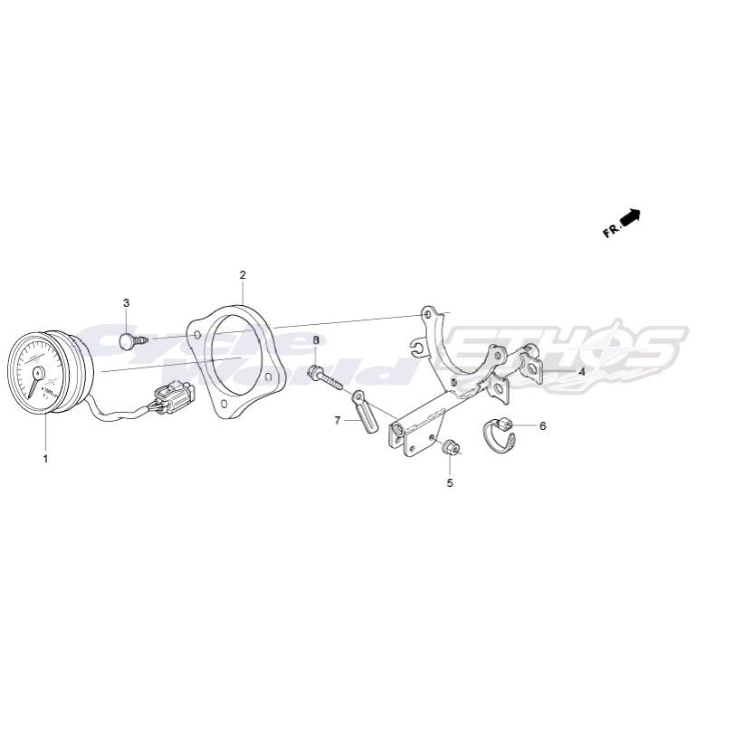 確認用画像 ホンダ（HONDA） 50816-NX4-000 クリップ HRC ホンダレーシング