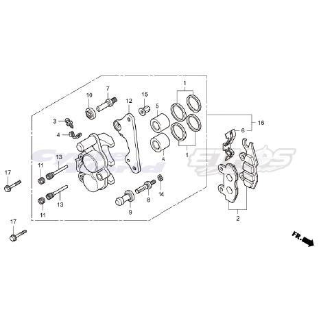 ホンダ 06451-GE2-405 シールセット,ピストン HRC : エトス