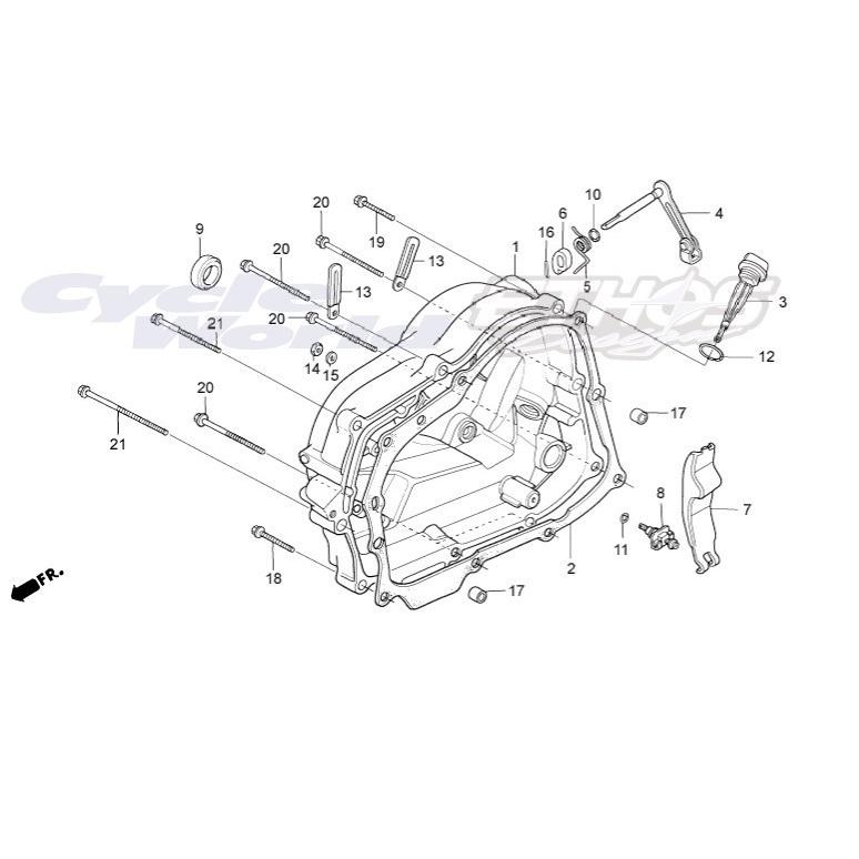 【専用】 ホンダ（HONDA） 11393-KN4-752（751） ガスケット,Rクランクケース