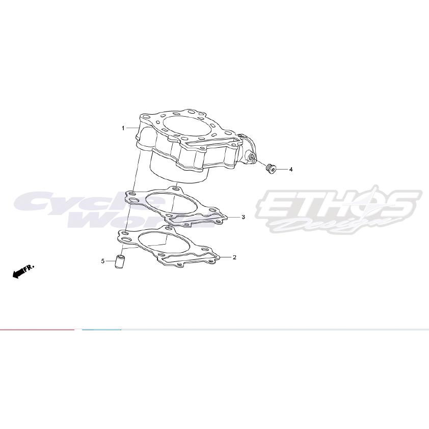 ホンダ 12101-NX7-000 シリンダー HRC ホンダレーシング ホンダ 12101-NX7-000 シリンダー HRC ホンダレーシング