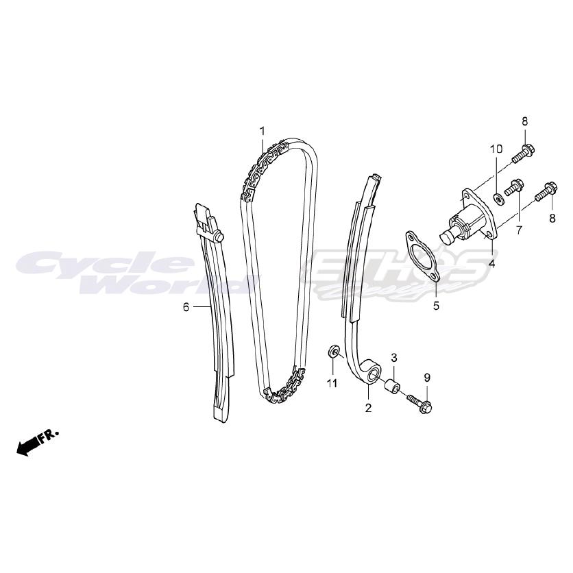 メーカー在庫あり】 14510-KRN-670 ホンダ純正 テンショナー