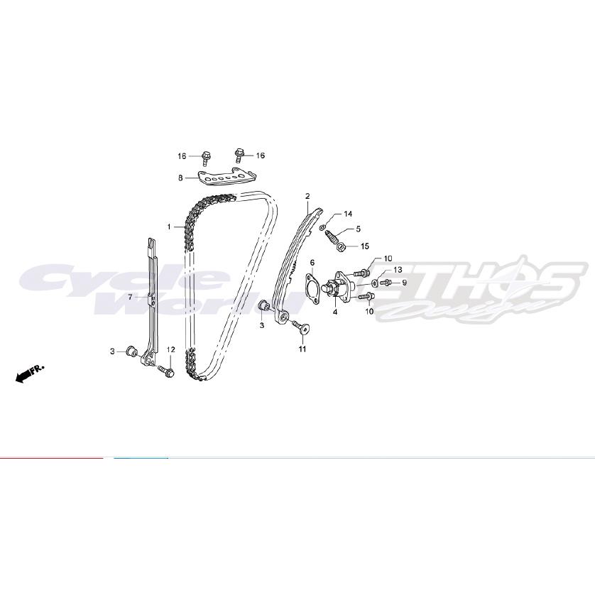 ホンダ（HONDA） 14560-MEN-671 ガスケット,テンショナーリフター HRC