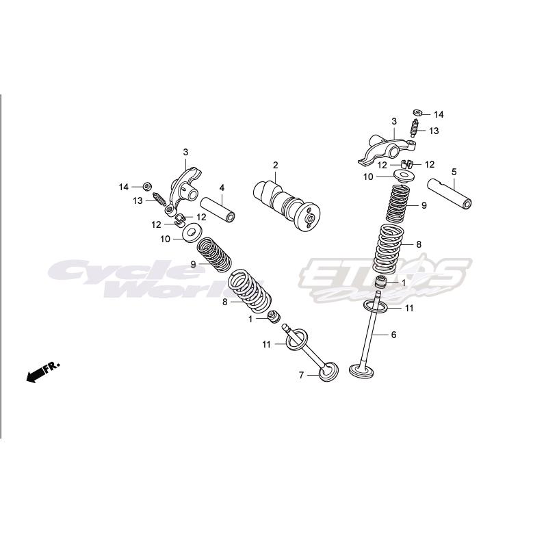 ホンダ（HONDA） 14721-176-000 バルブ,エキゾースト HRC : エトス