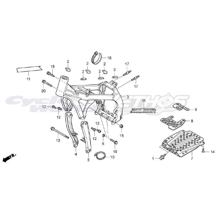 専用ページです ホンダ（HONDA） 17506-NN4-000 ラバー,フューエルタンク RTL300R 2017