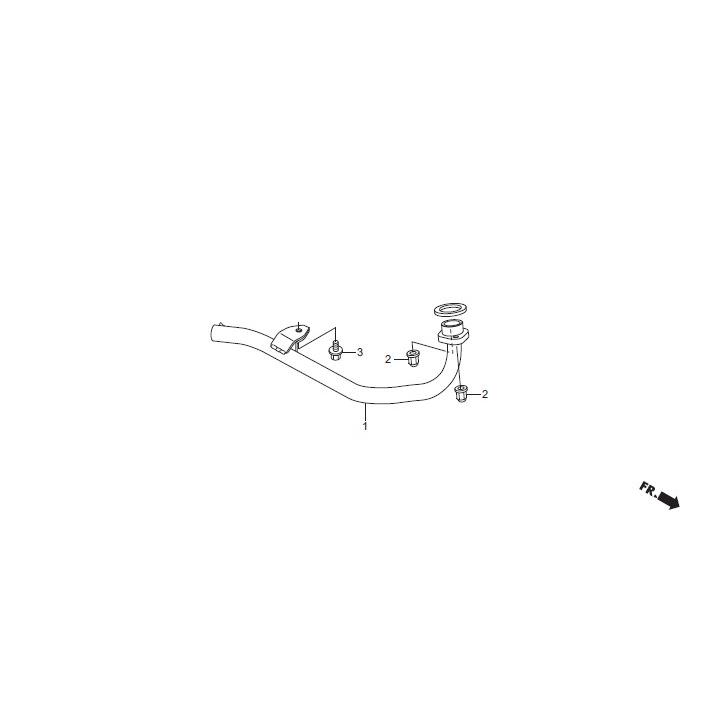 ｓｓ ホンダ（HONDA） 18320-NK4-000 パイプCOMP,EX HRC ホンダレーシング