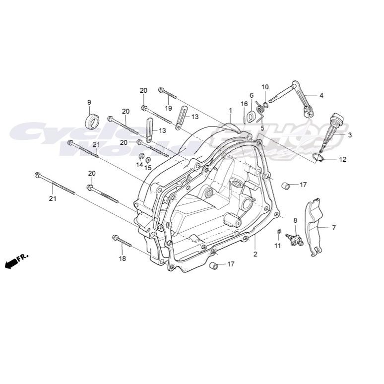 ホンダ（HONDA） 22810-NX2-000 レバーCOMP,クラッチ HRC ホンダ