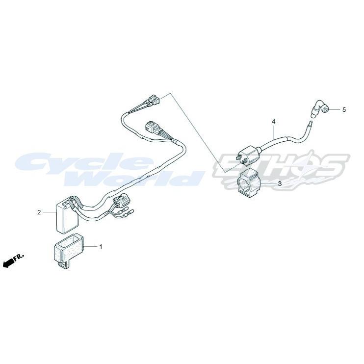 確認用 並行輸入品】 ホンダFT 500 ASCOT OEM 交換用CDIボックス。 # 30401