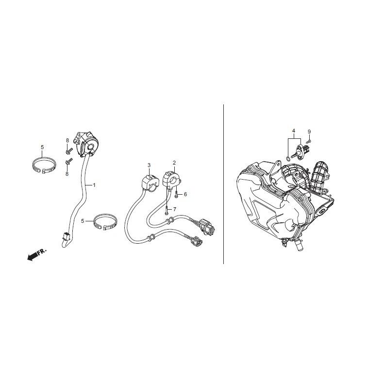 装飾品 ホンダ 35130-K26-R01 2021 GROM スイッチASSY,ST IGN HRC