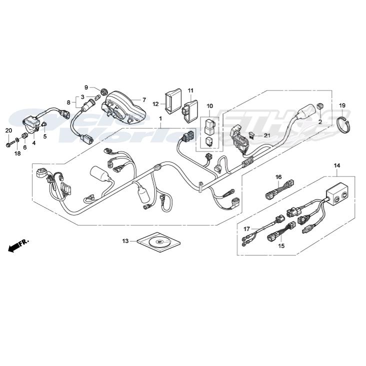 38770-K33-R01 ユニットCOMP,PGM-FI/IGN CBR250R MC41 HRC ホンダレーシング｜ethosdesign