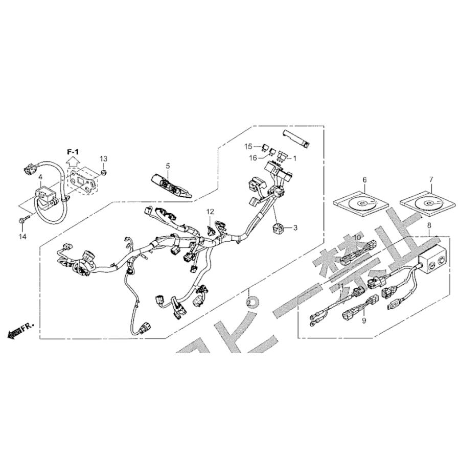 ホンダCBR250RR/R/FOUR サービスマニュアル,250RRパーツリスト ホンダ - CBR250RR パーツリスト 5版 ホンダ 正規 中古 バイク