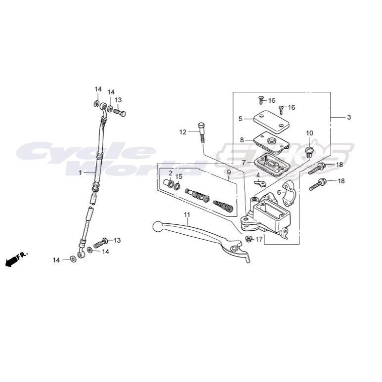 マイさん専用 ホンダ（HONDA） 45513-HA2-701 キャップ,マスターシリンダー HRC