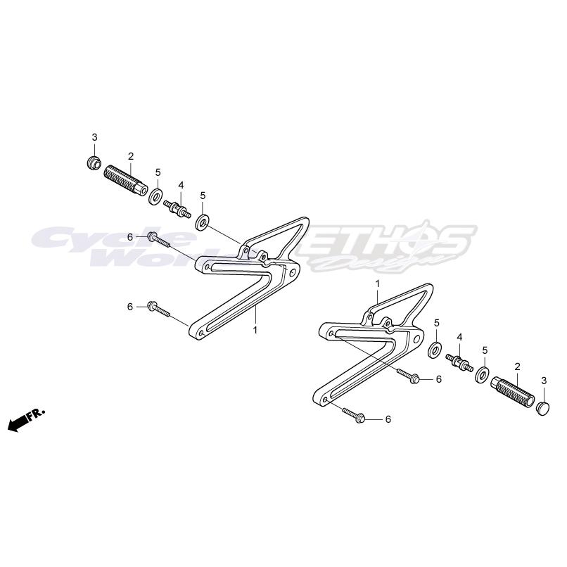 ホンダ 50643-NX4-770 ボス,ペダルピボット HRC ホンダ