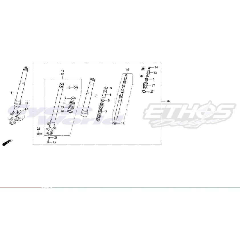 51401-NX4-003 スプリング,FR フォーク HRC ホンダレーシング :H51401NX4003:エトスデザイン - 通販 - Yahoo!ショッピング 51401-NX4-003 スプリング,FR フォーク HRC ホンダレーシング :H51401NX4003:エトスデザイン - 通販 - Yahoo!ショッピング