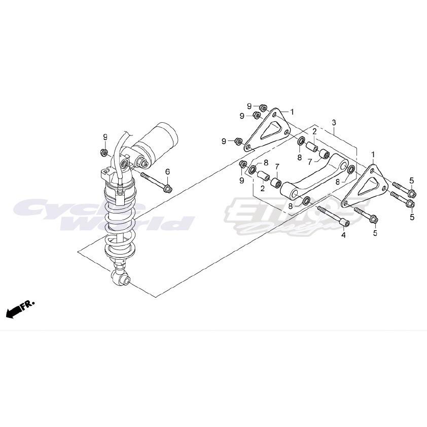 52470-MFL-A30 コンロッドASSY,クッション（P2）　CBR1000RR-SP2 2017 HRC ホンダレーシング