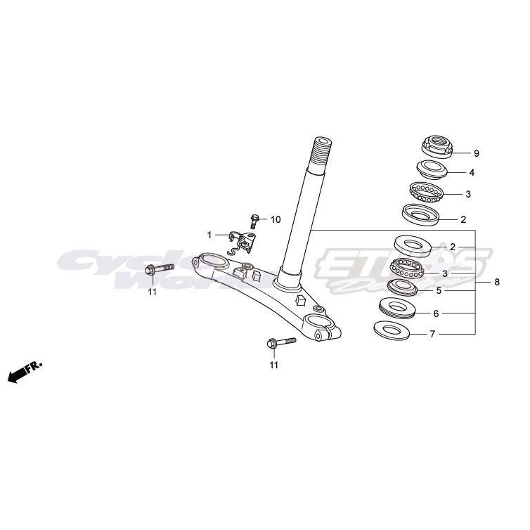 ホンダ（HONDA） 53220-074-000 スレッドCOMP,ステアリング HRC