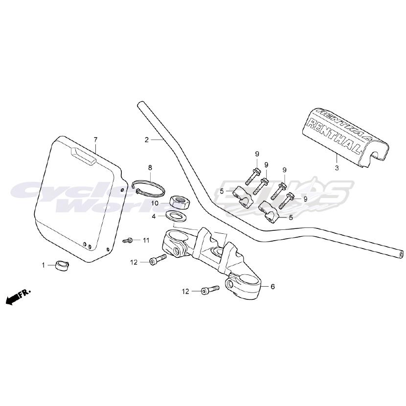 53230-NN4-G00 ブリッジ,フォークトップ　RTL300R 2017 HRC ホンダレーシング