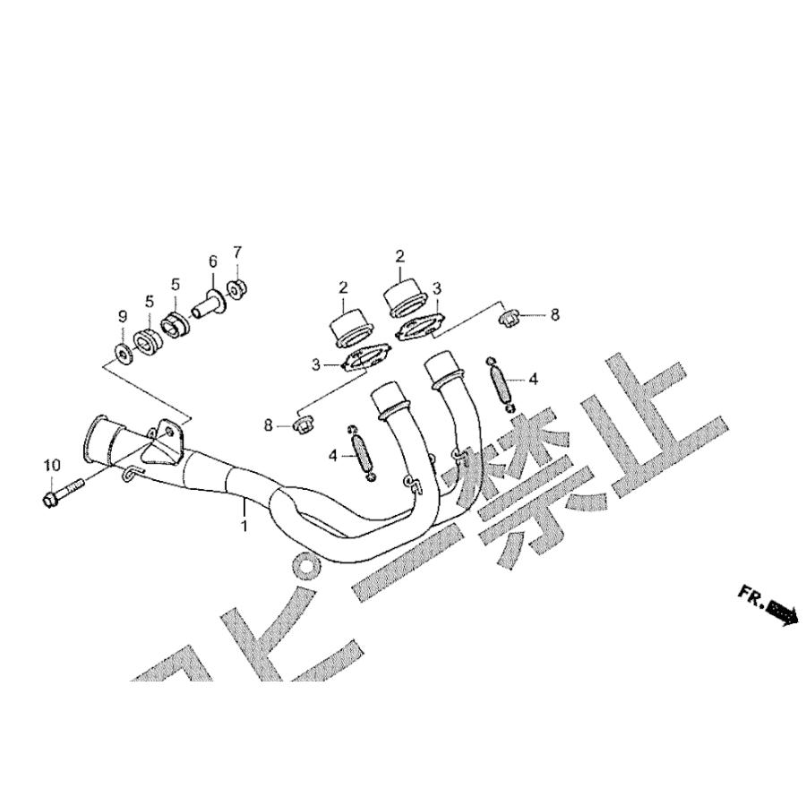 ホンダ（HONDA） 94050-08020 ナット,フランジ 8MM CBR250RR MC51 HRC
