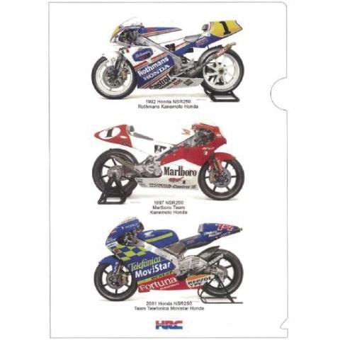 ホンダ（HONDA） HRC ワークスマシンコレクションクリアファイル