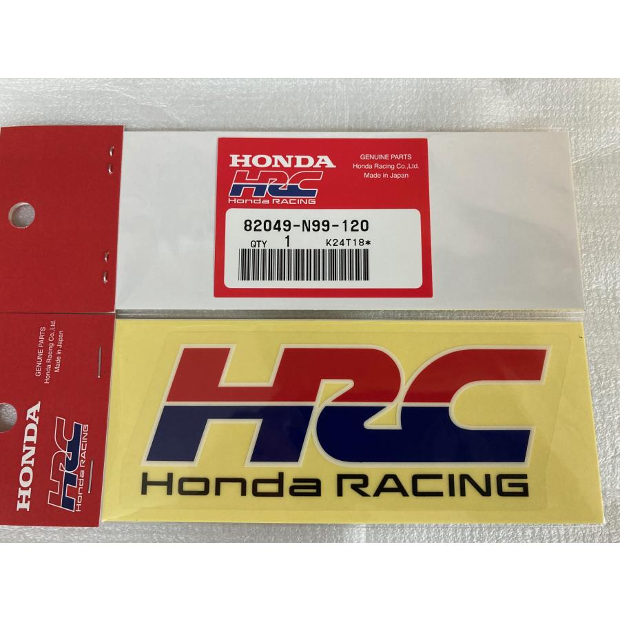 ホンダ（HONDA） HRC ロゴステッカー L ブラック ホンダレーシング