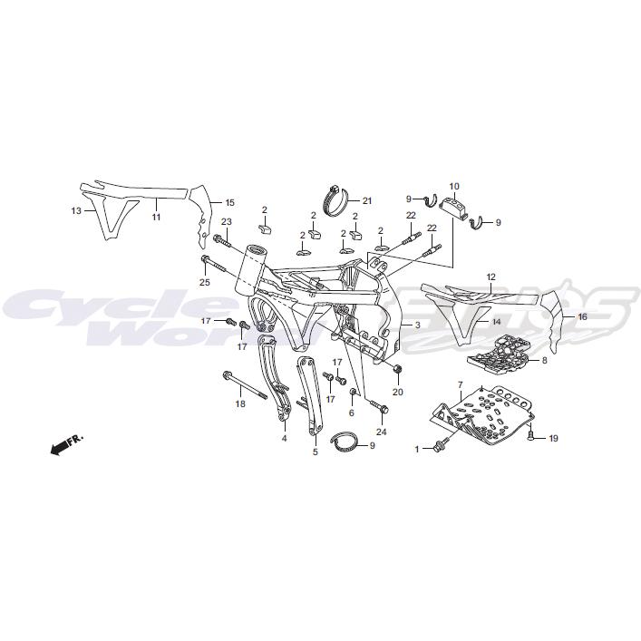 確認用 ホンダ（HONDA） 87146-NN4-T00ZA ストライプ，Rロワボディ ナイト