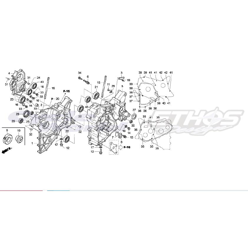 ホンダ（HONDA） 90003-KRN-670 スクリュー,フラット スペシャル 6×12