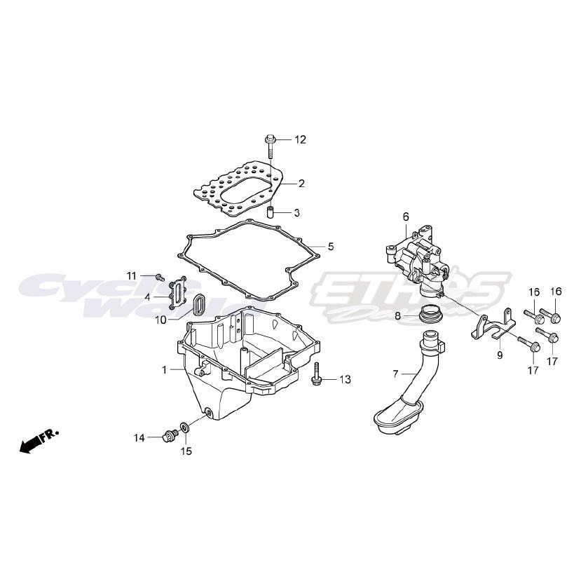 ホンダ（HONDA） 90081-NX4-000 ボルト,ドレン 12MM CBR1000RR-SP2