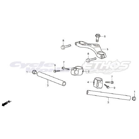 ホンダ（HONDA） 90303-NX4-000 ボルト,ステアリングステム HRC ホンダ